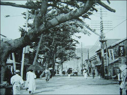 1910년 중구 대청동 거리 